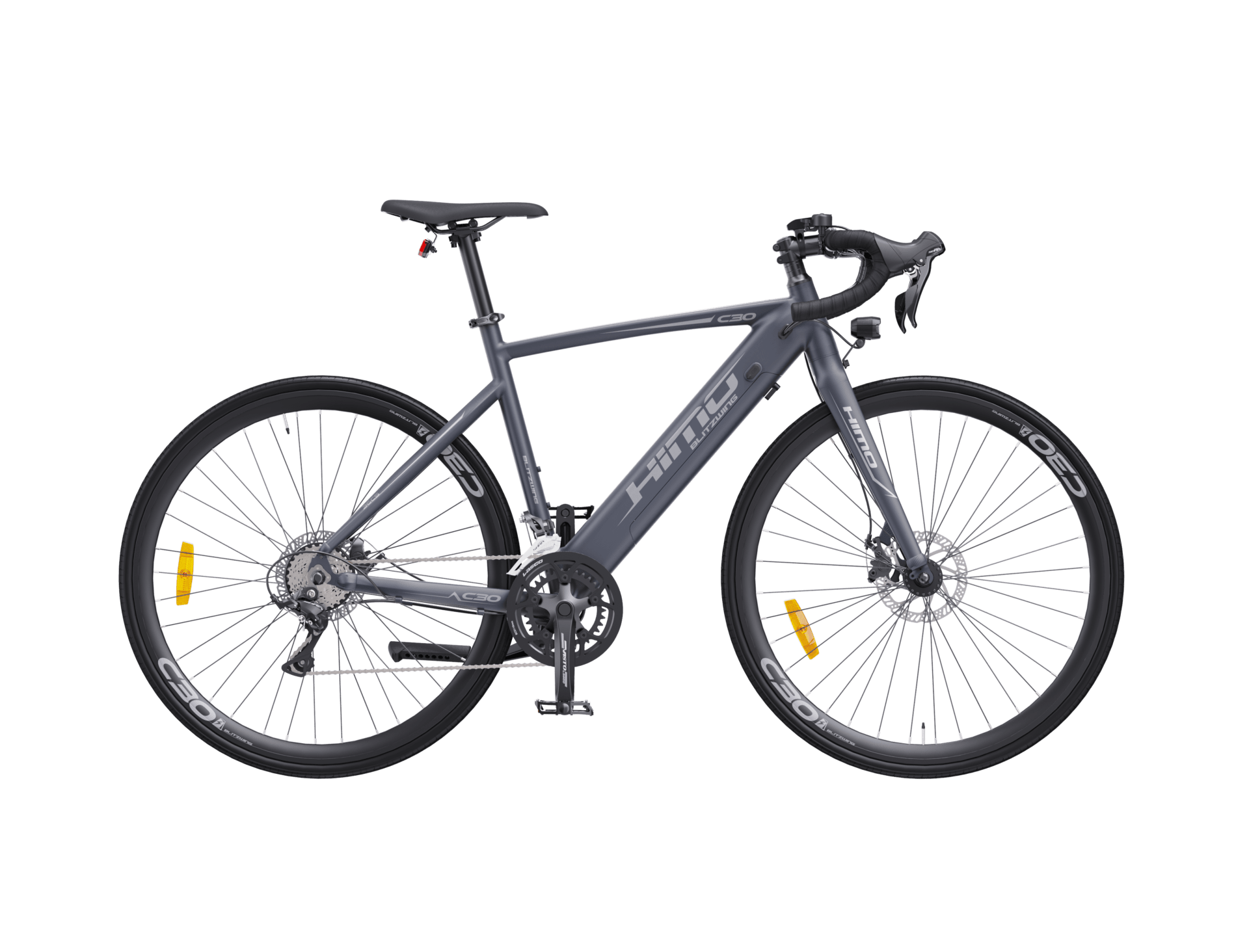 Himo C30S sähköpyörä harmaa oikea kylki