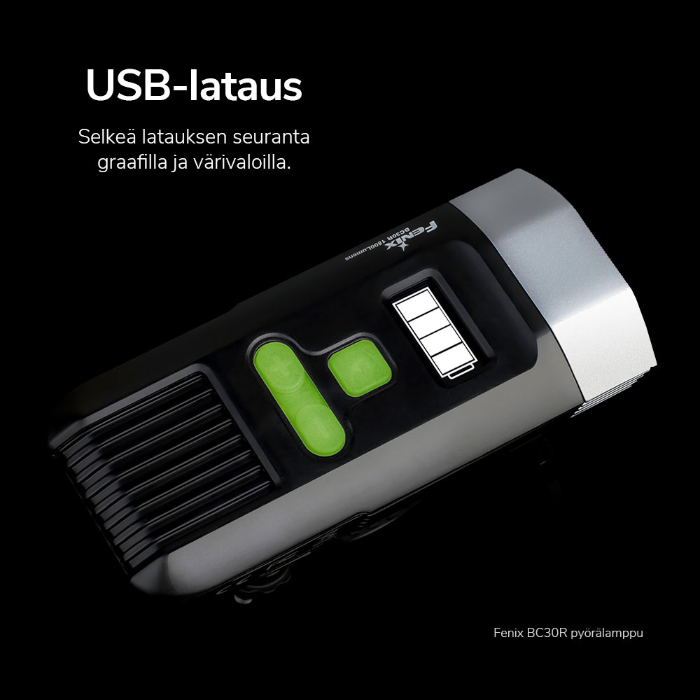 Fenix BC30R lataus Fenix BC30R lataus