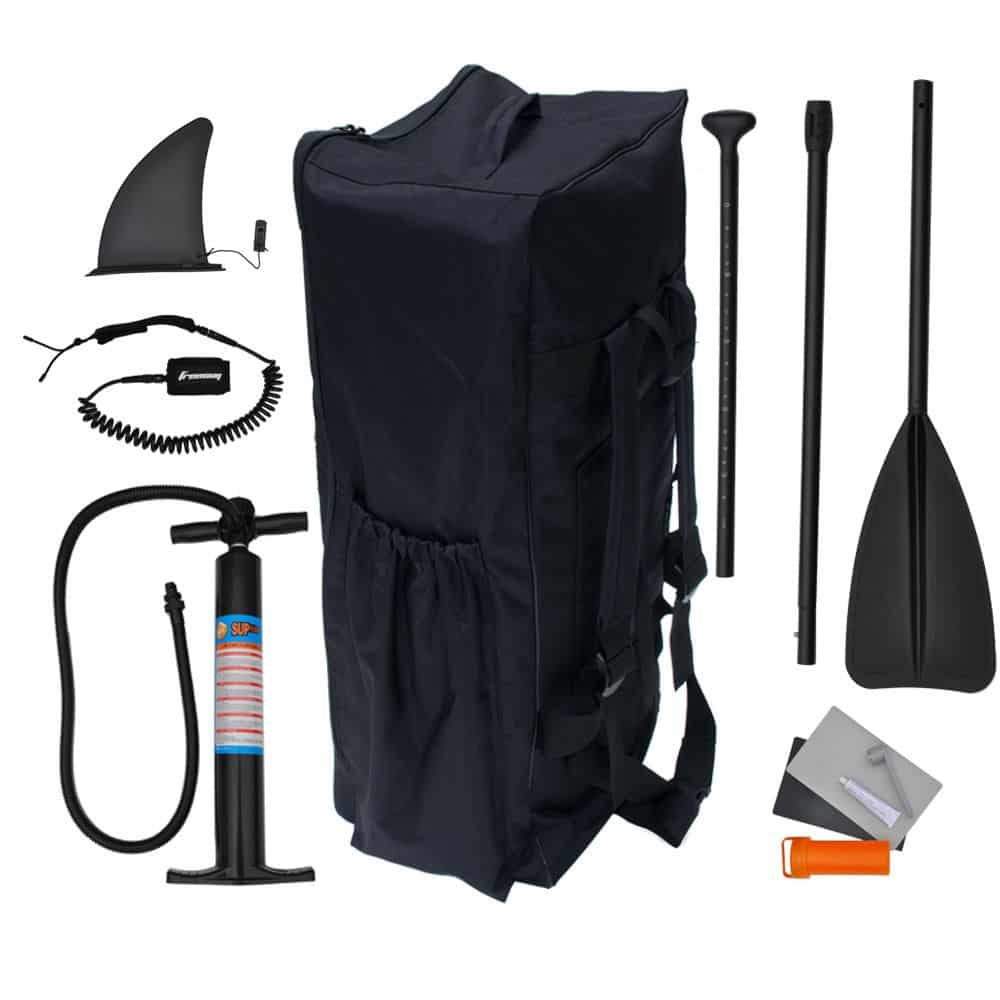 Elemove SUP-lauta All round pakkaussisältö Elemove SUP-lauta All round pakkaussisältö